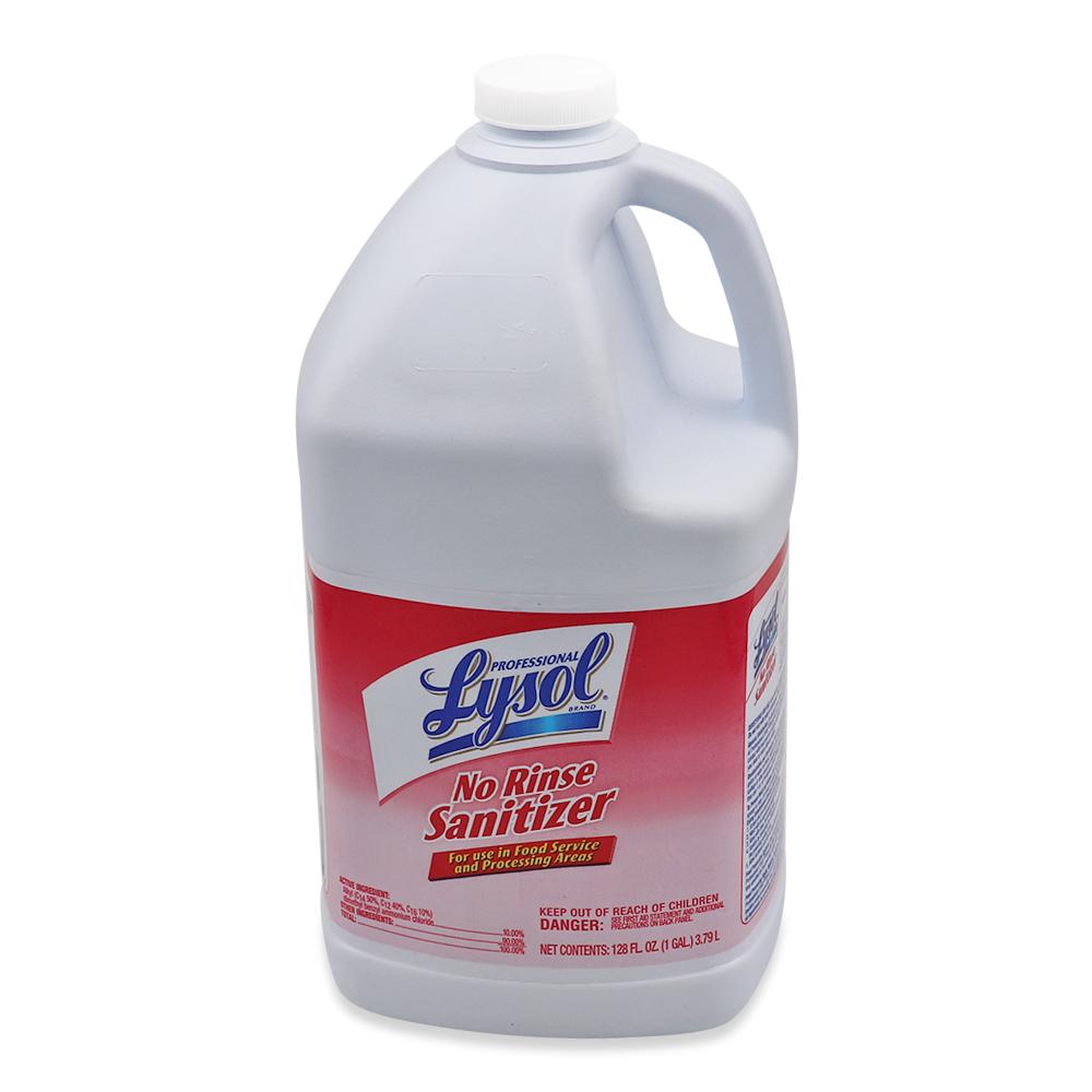 Lysol® Sanitizer 1 GAL Liquid No Rinse 4/Case