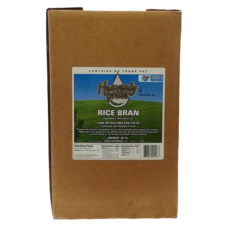Oil Rice Bran 35 LB Non-GMO 1/Case