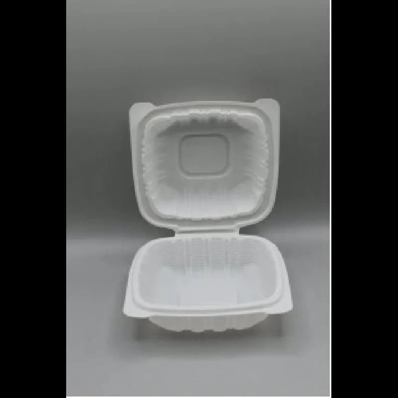 Take-Out Container Hinged PP White 250/Case