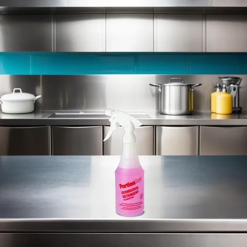 PortionPac Germicidal Detergent Spray Bottle & Trigger Sprayer 16 FLOZ Plastic 1/Each