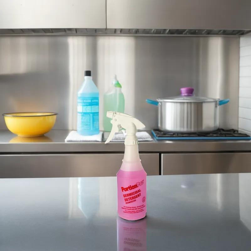 PortionPac Germicidal Detergent Spray Bottle & Trigger Sprayer 16 FLOZ Plastic 1/Each