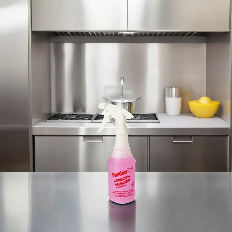 PortionPac Germicidal Detergent Spray Bottle & Trigger Sprayer 16 FLOZ Plastic 1/Each
