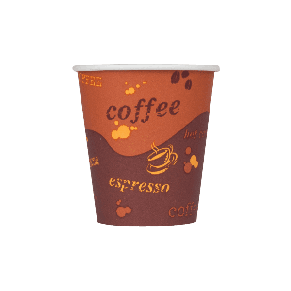 Karat® Hot Cup 10 OZ Paper Coffee Print 90MM 1000/Case