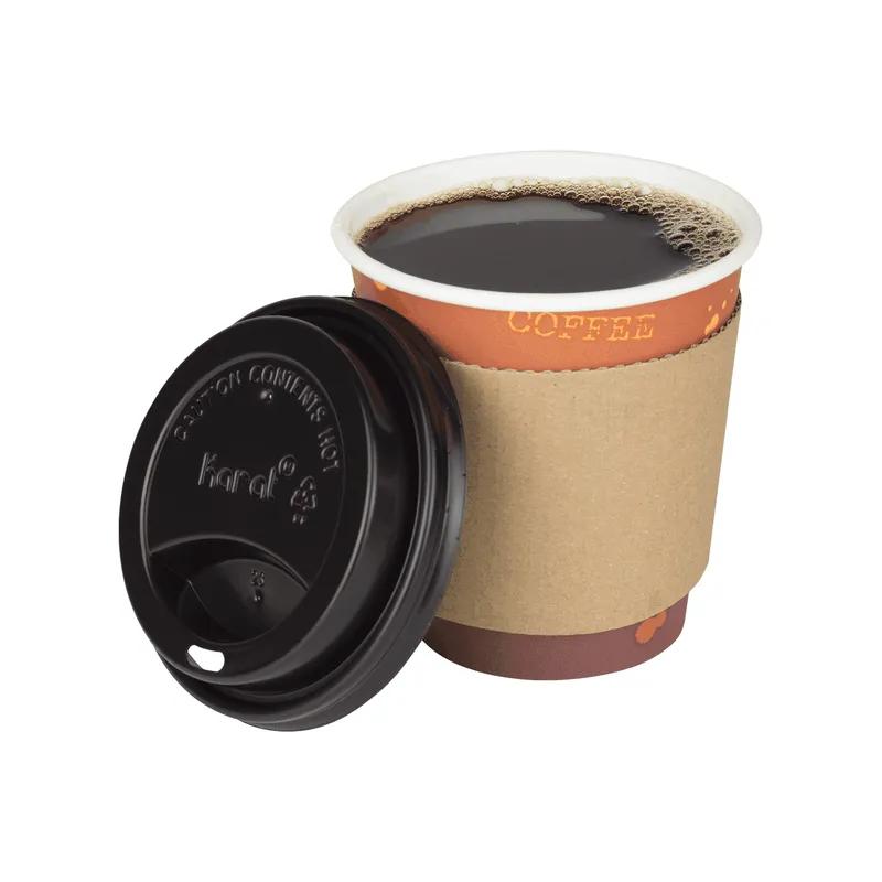 Karat® Hot Cup 10 OZ Paper Coffee Print 90MM 1000/Case