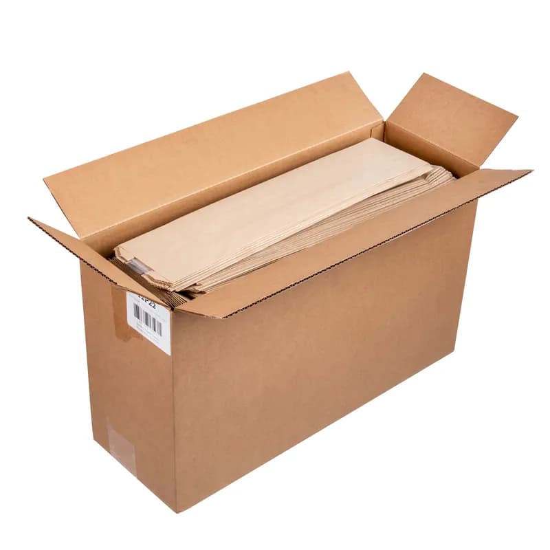 Bread Bag 5.25X3.25X22 IN Paper Natural Plain Panel 1000/Case