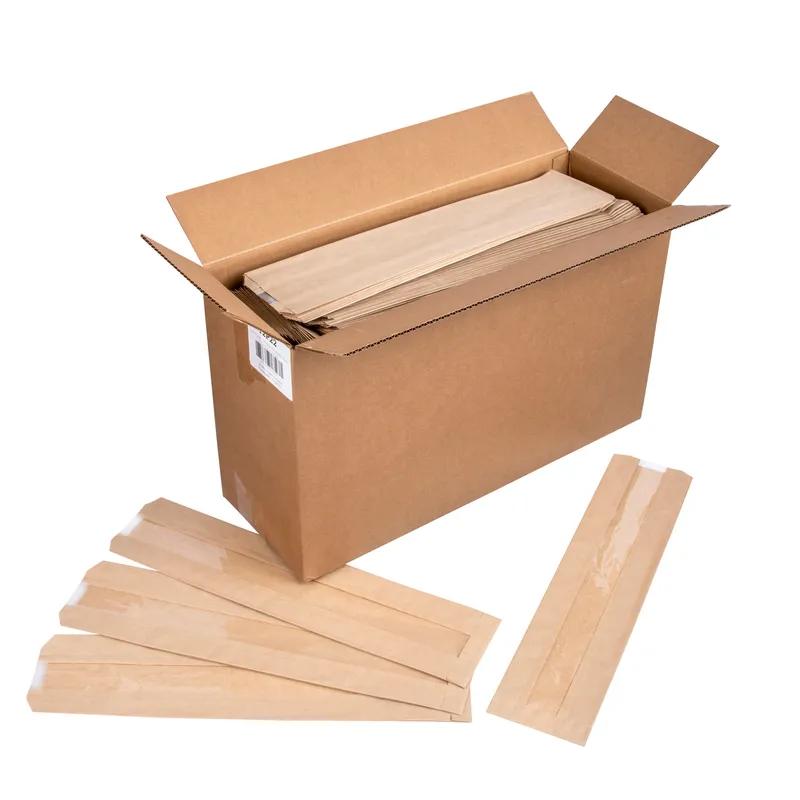 Bread Bag 5.25X3.25X22 IN Paper Natural Plain Panel 1000/Case