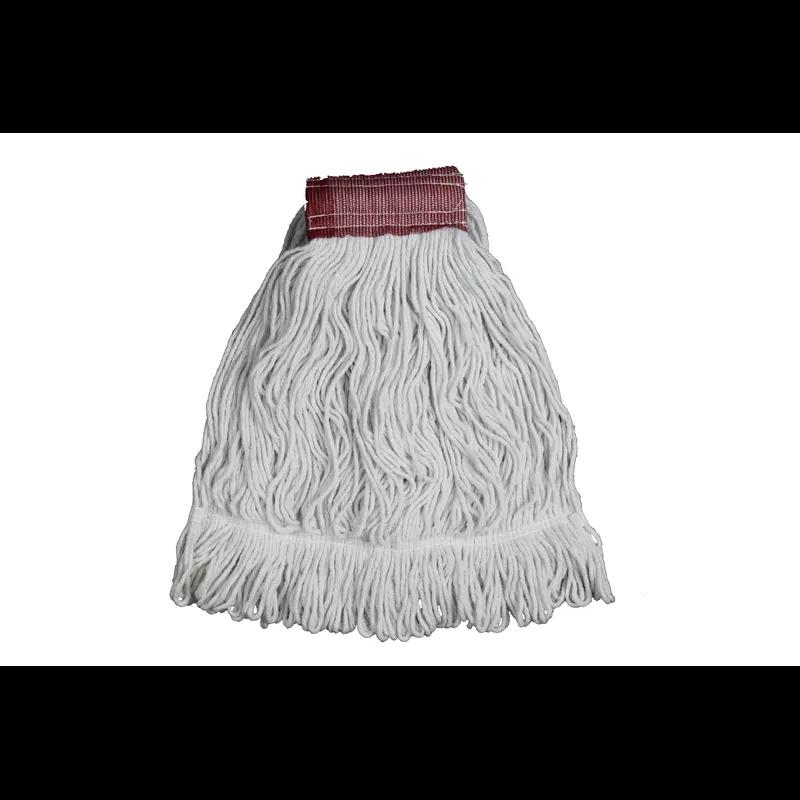 Mop Medium (MED) White Pre-Shrunk 1/Each