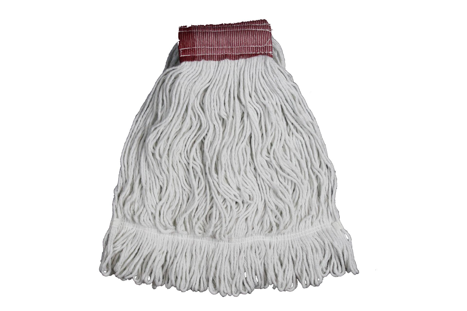 Mop Medium (MED) White Pre-Shrunk 1/Each