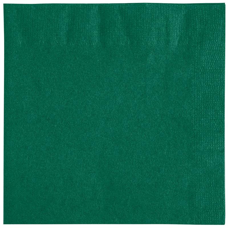 Beverage Napkins 10X10 IN Hunter Green 2PLY 1000/Case
