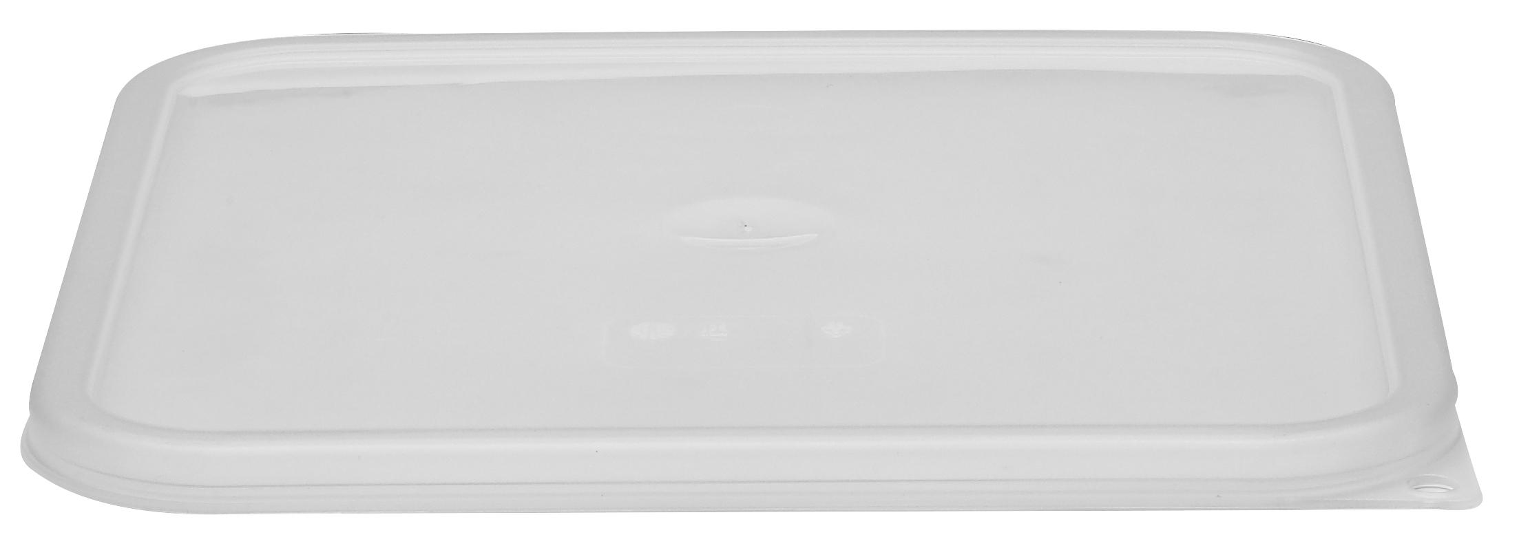 Lid 12-18-22 QT Translucent Square With Seal Top Lid 1/Each