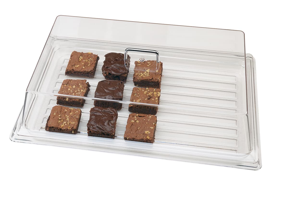 Pastry Display 12X20 IN Clear Rectangle 1/Each
