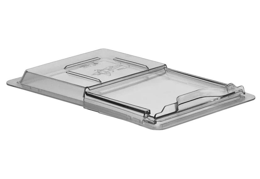 Camwear® Food Tote Box Lid 12X18 IN Clear Sliding 1/Each