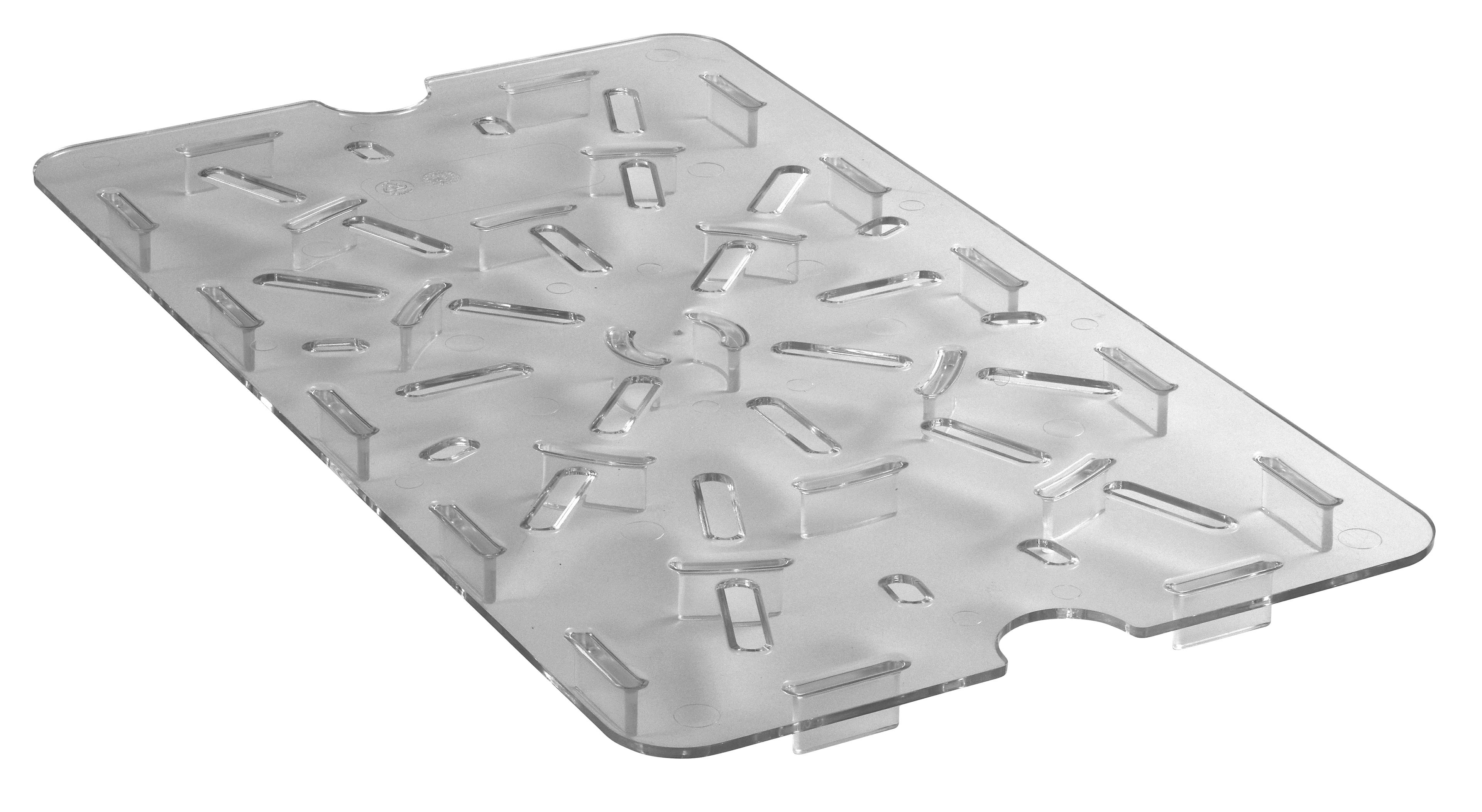 Shelf Drain Food Box 12X18 IN Clear 1/Each