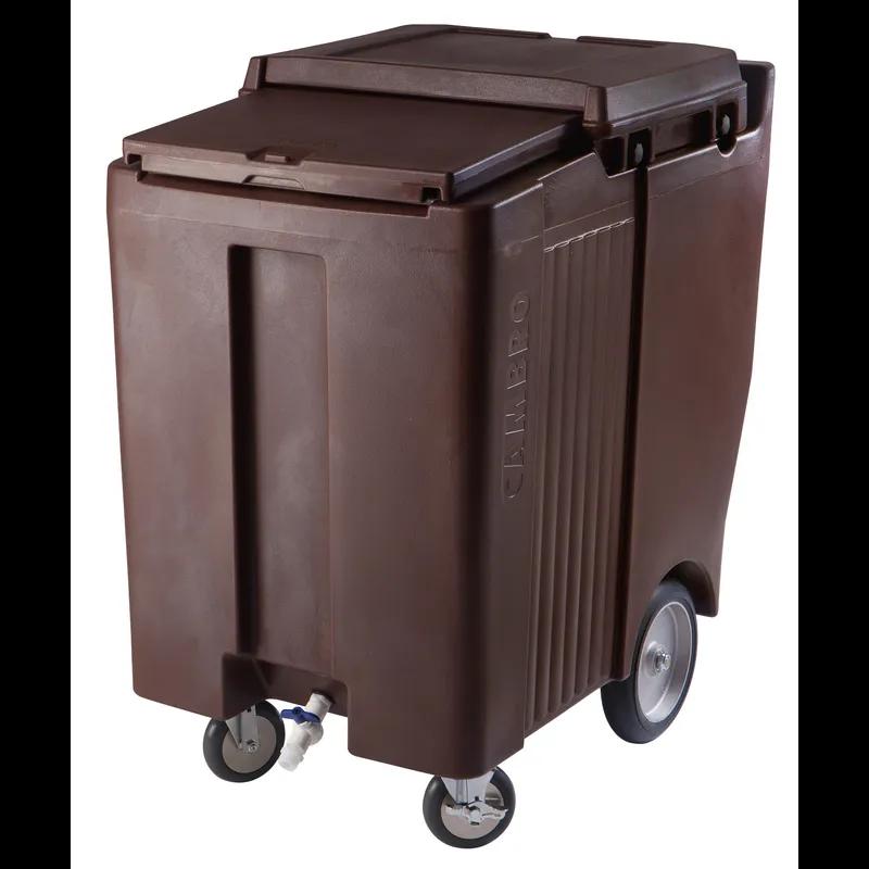 Ice Caddy 200 LB Dark Brown 2 Swivel 1 Brake 10IN Easy Wheel 1/Each