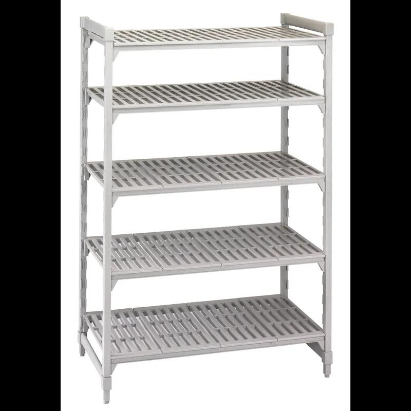 Camshelving® Shelving Starter Unit 21X36X72 IN Speckled Gray Premium Kit 6/Pack