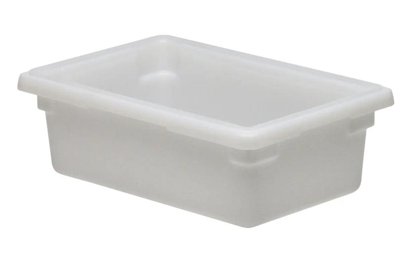 Food Storage Box 12X18X6 IN White PP 1/Each