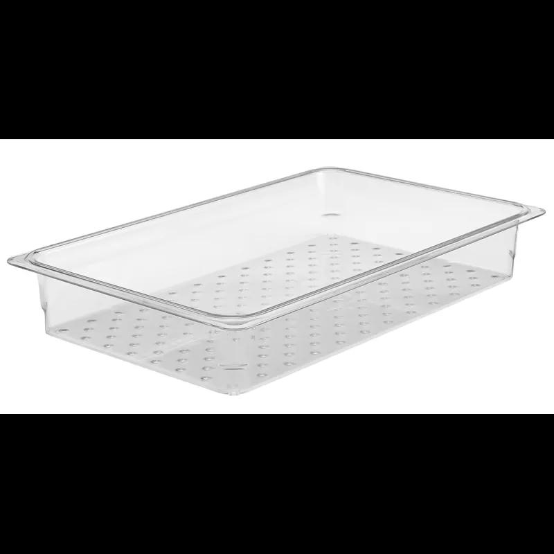 Camwear® Food Pan Full Size 3 IN Clear Colander 1/Each