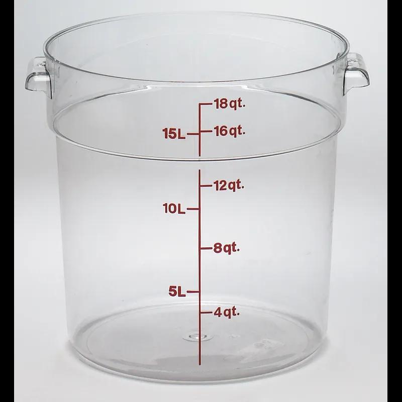 Camwear® Food Storage Container 18 QT Round 1/Each