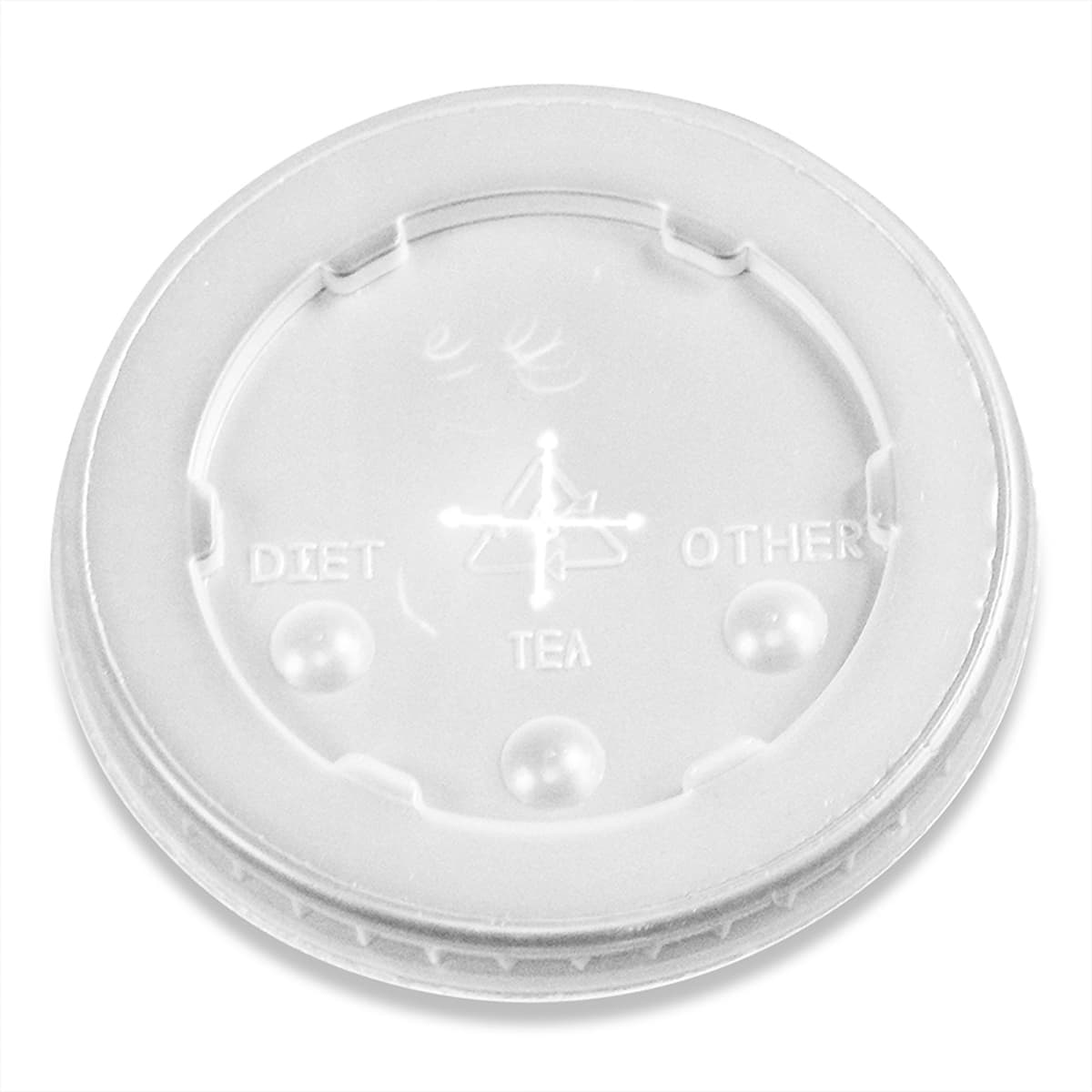 Victoria Bay Lid PS Translucent For 16-21 OZ Cold Cup 1000/Case