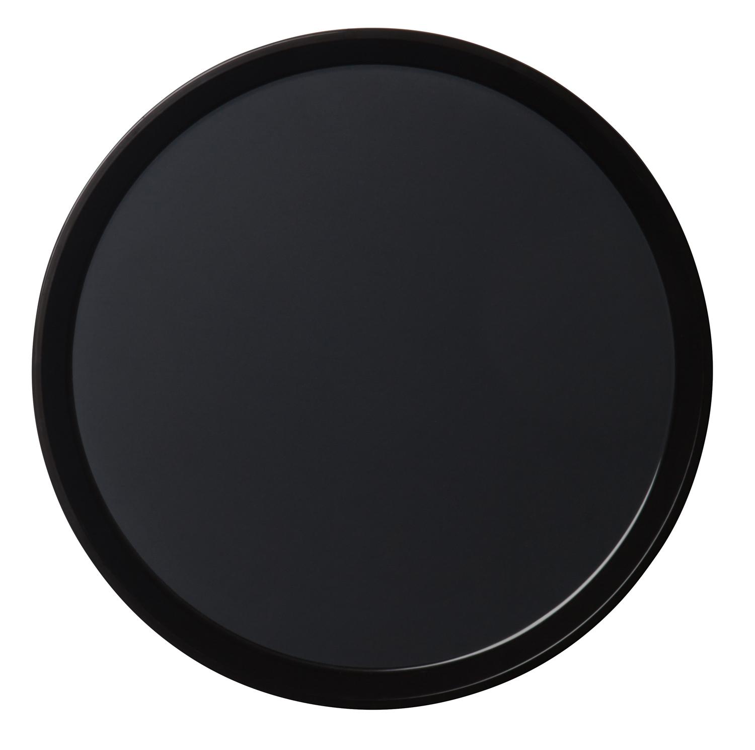 Polytread® Tray 11 IN Black Round 1/Each
