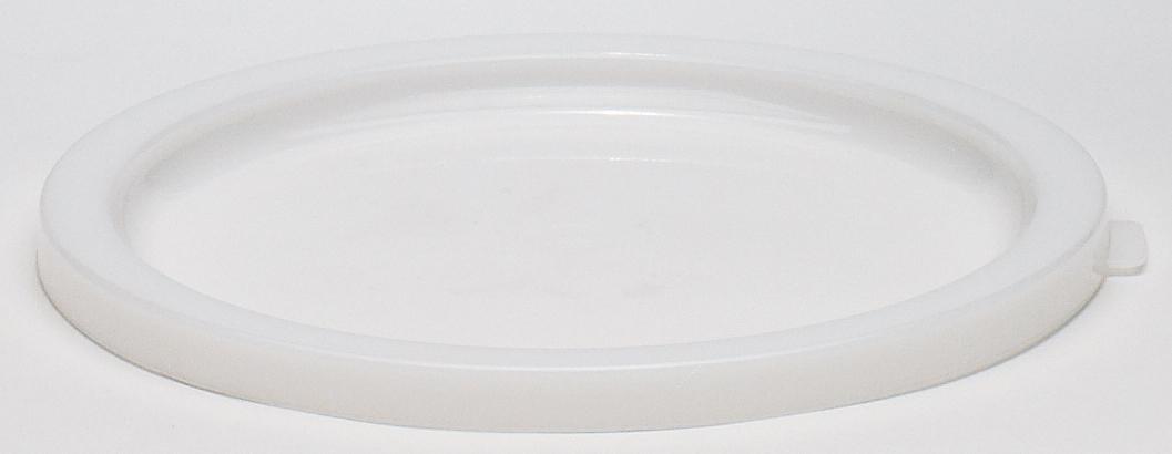 Lid 12-18-22 QT White Round 1/Each