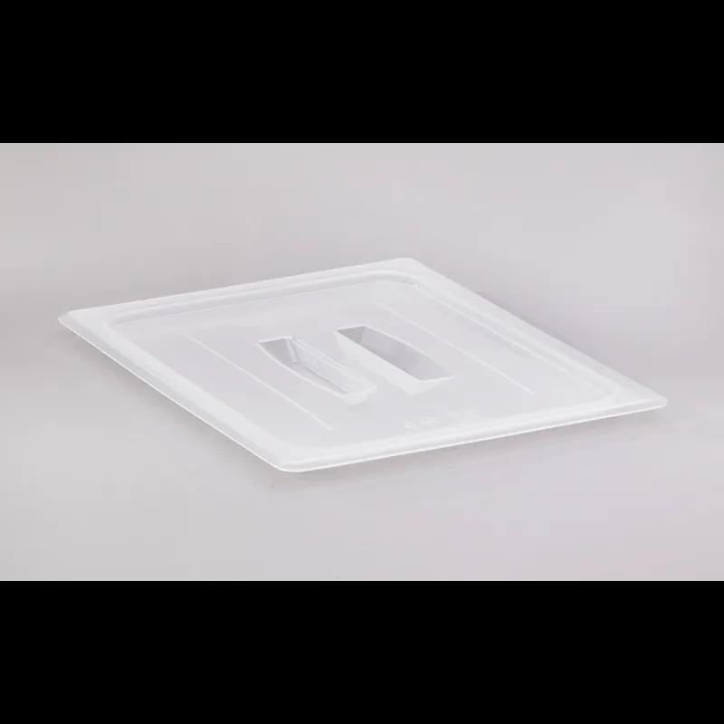 Food Pan Lid 1/2 Translucent PP With Handle 1/Each