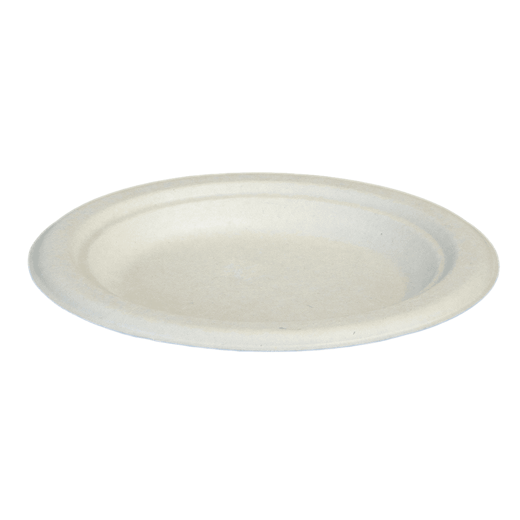 Victoria Bay Plate 6 IN Fiber Kraft Round 1000/Case