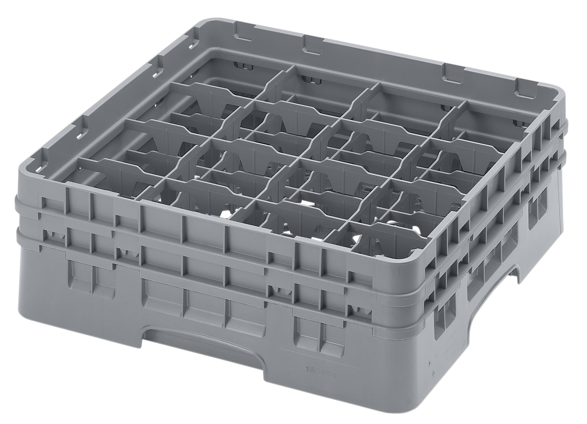Camrack® Drying Rack 5.25 IN 16 Compartment Soft Gray 1/Each