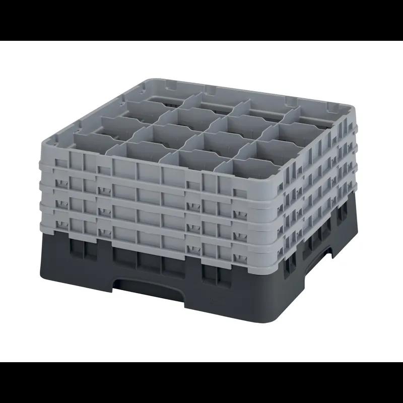 Camrack® Drying Rack 9.38 IN 16 Compartment Black 1/Each