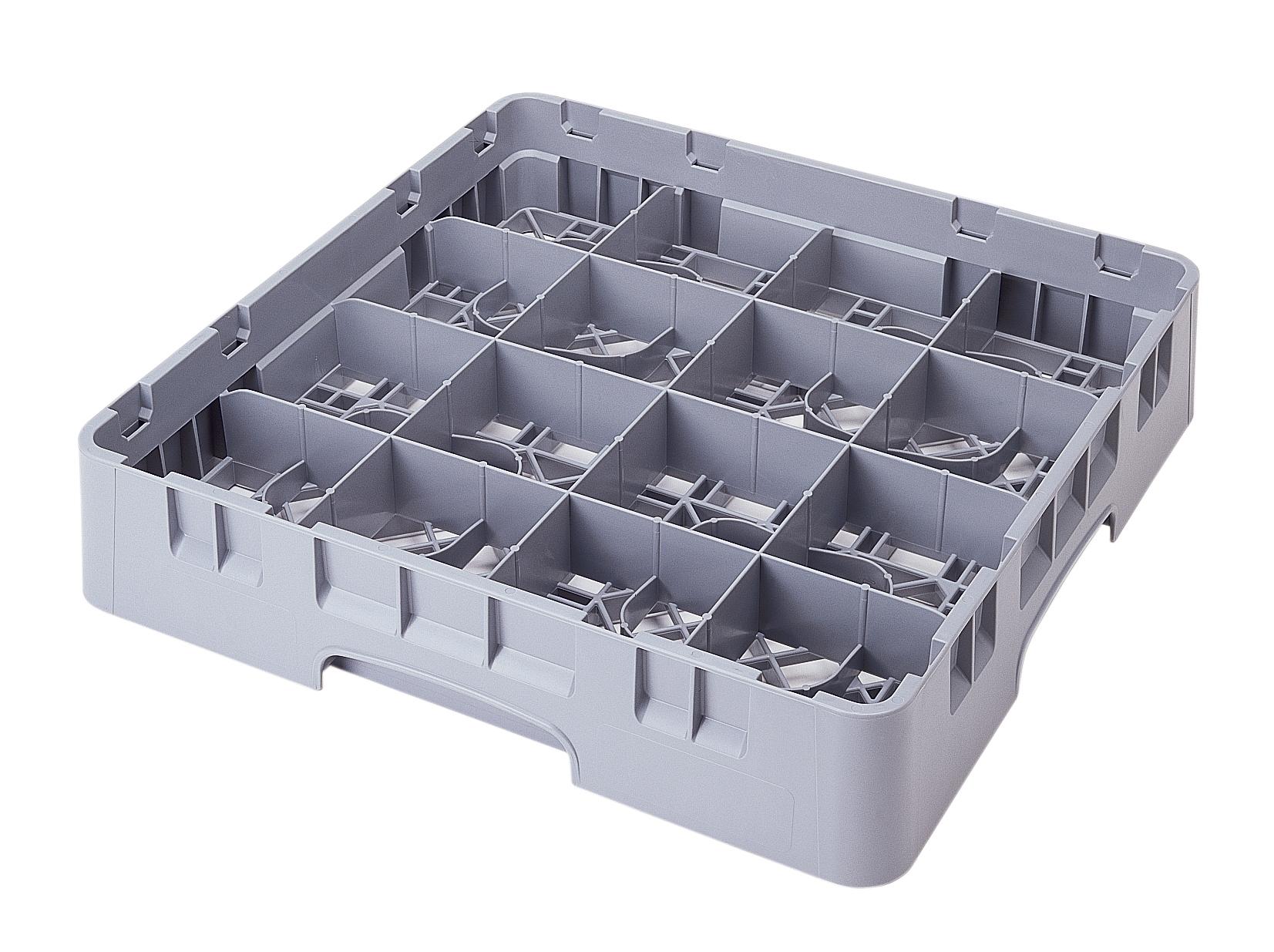 Camrack® Drying Rack Full Size 2.63 IN 16 Compartment Soft Gray 1/Each