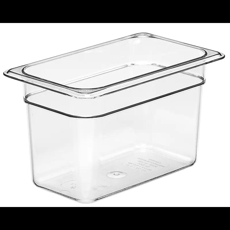 Camwear® Food Pan 1/4 6 IN 3.9 QT Clear 1/Each