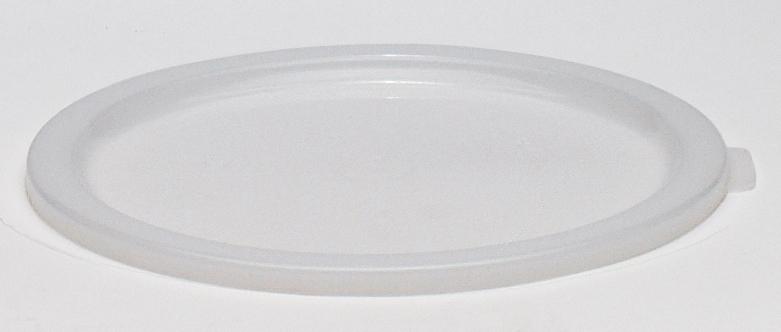 Lid 6-8 QT White Round 1/Each