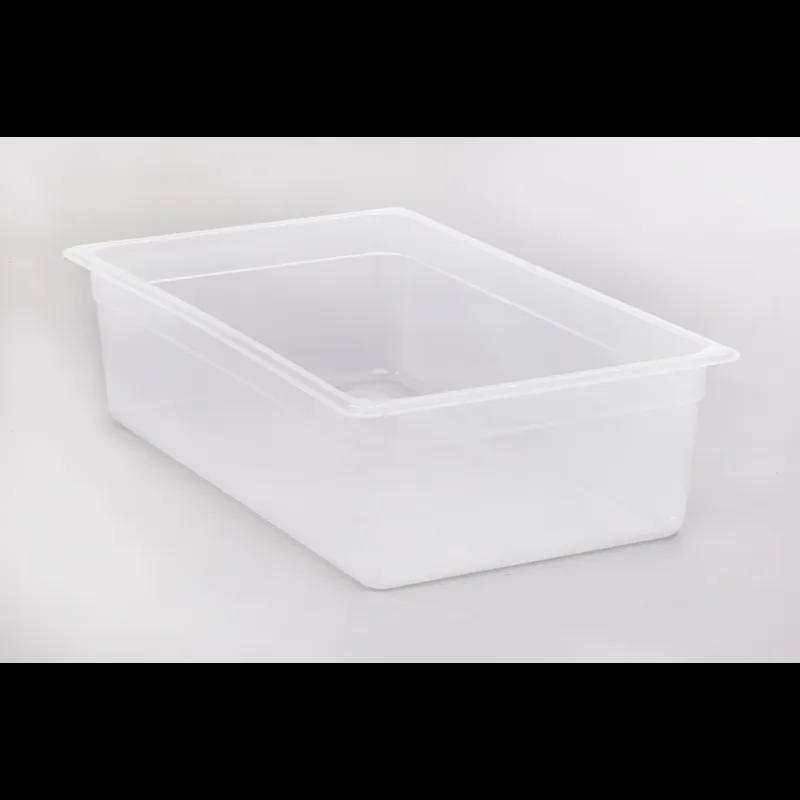 Food Pan Full Size 6 IN Translucent PP 1/Each