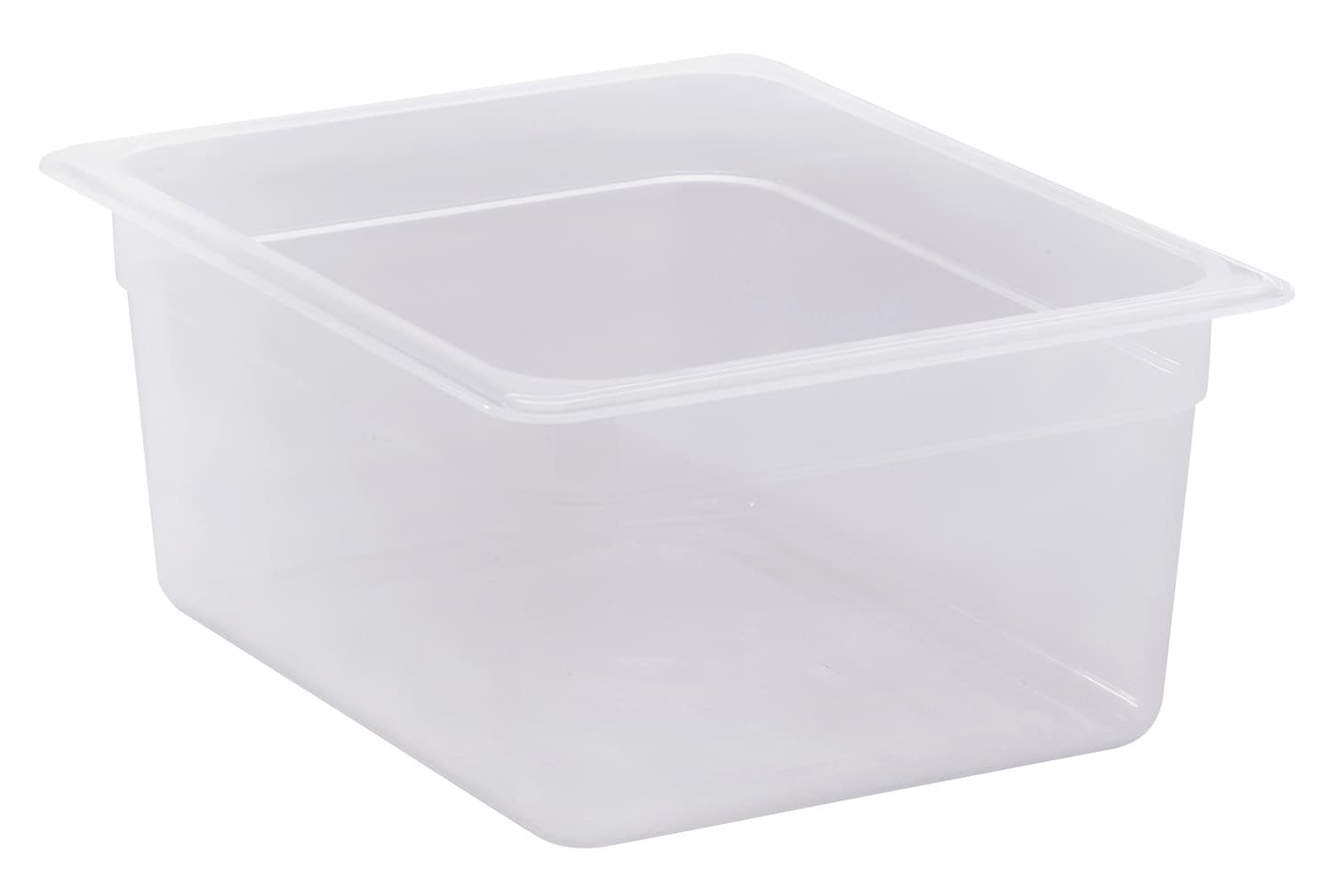 Food Pan 1/2 6 IN Translucent PP 1/Each