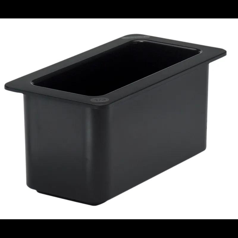 Coldfest® Food Pan 1/3 6 IN Black 1/Each