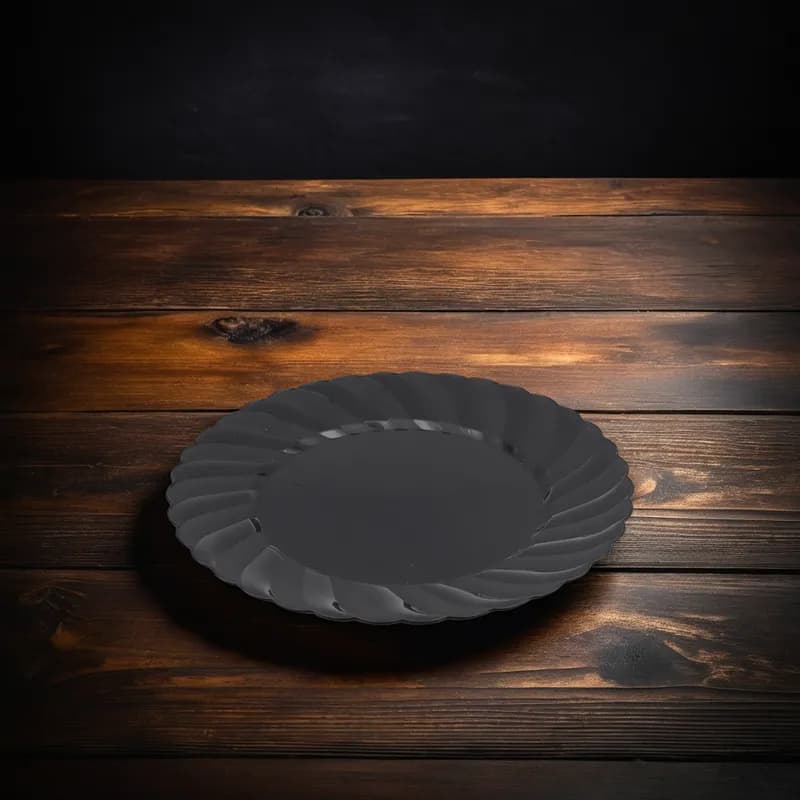 Victoria Bay Plate 10.25 IN PS Black Round 180/Case