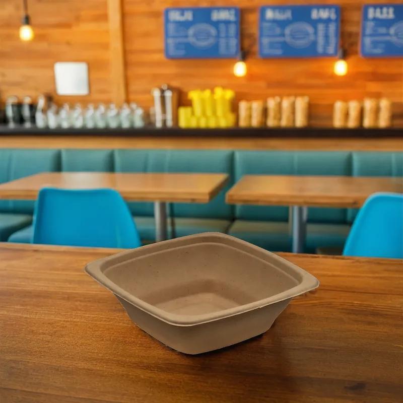 Victoria Bay Bowl 24 OZ Pulp Fiber Kraft Square 300/Case