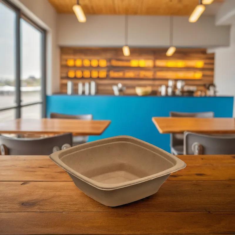 Victoria Bay Bowl 24 OZ Pulp Fiber Kraft Square 300/Case