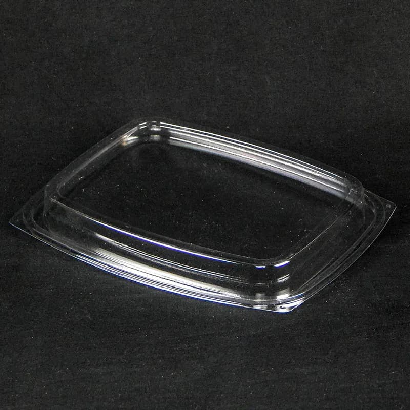 Victoria Bay Lid Dome PET Clear Rectangle For 48-64 OZ Deli Container 400/Case