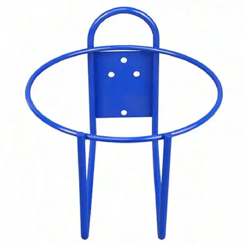 Wall Bracket 1 GAL Blue Round Plastic Coated Metal Wire 1/Each