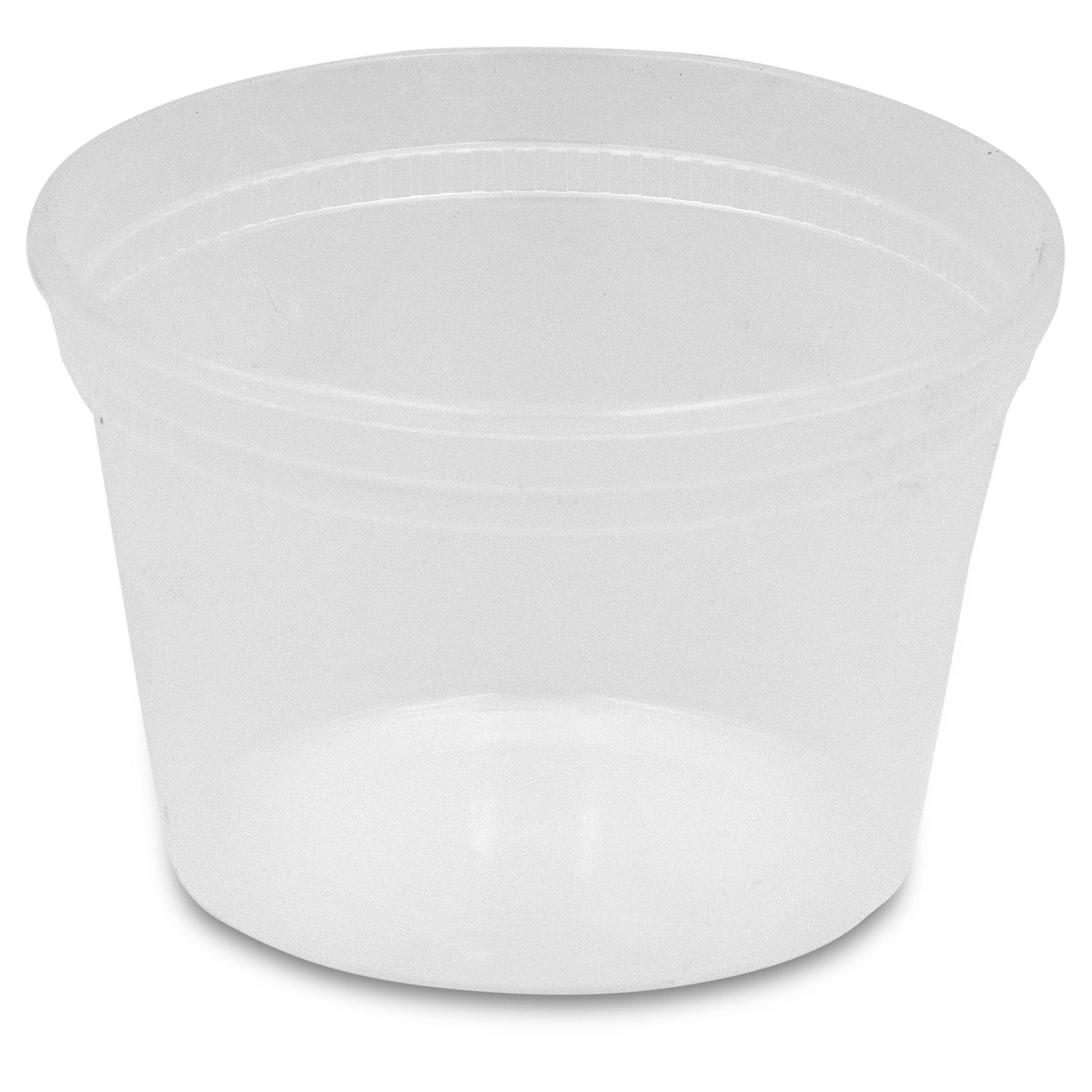 Deli Container 16 OZ PP Clear Round Bulk 500/Case