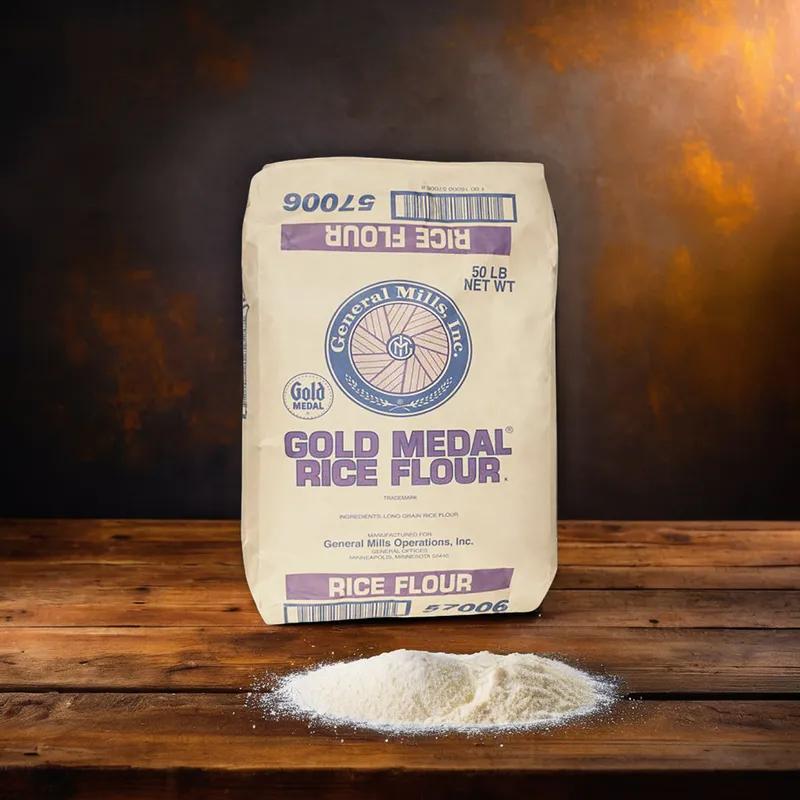 Gold Medal Rice Flour 50 LB Untreated 1/Bag