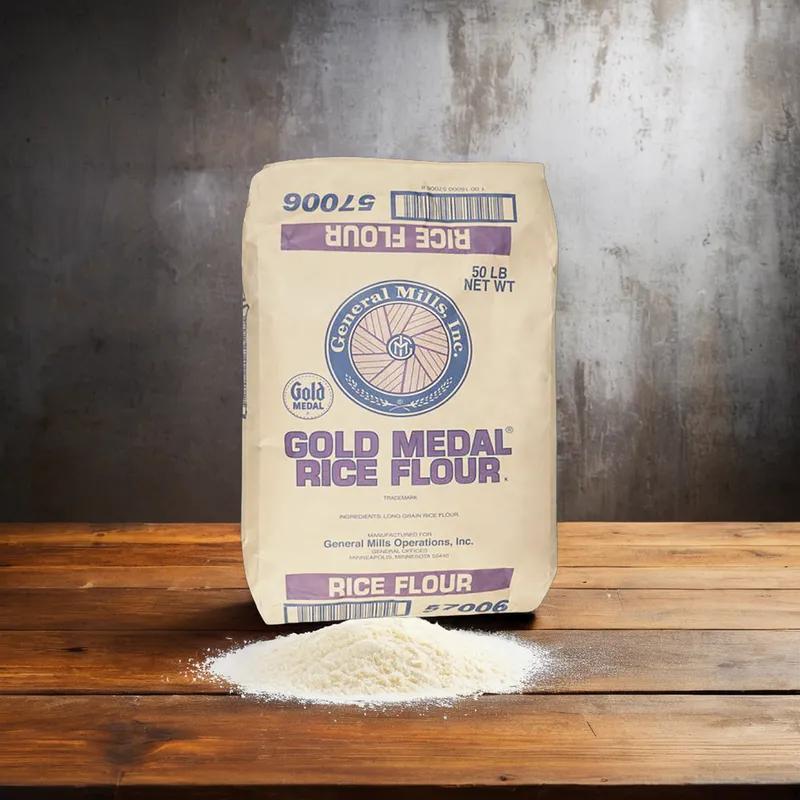 Gold Medal Rice Flour 50 LB Untreated 1/Bag