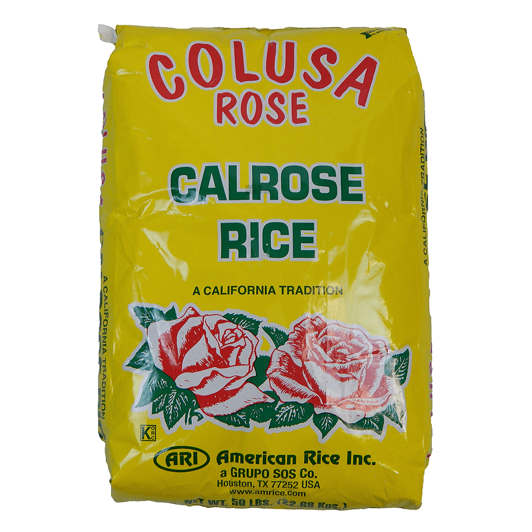 Calrose White Rice 50 LB Medium Grain 1/Bag