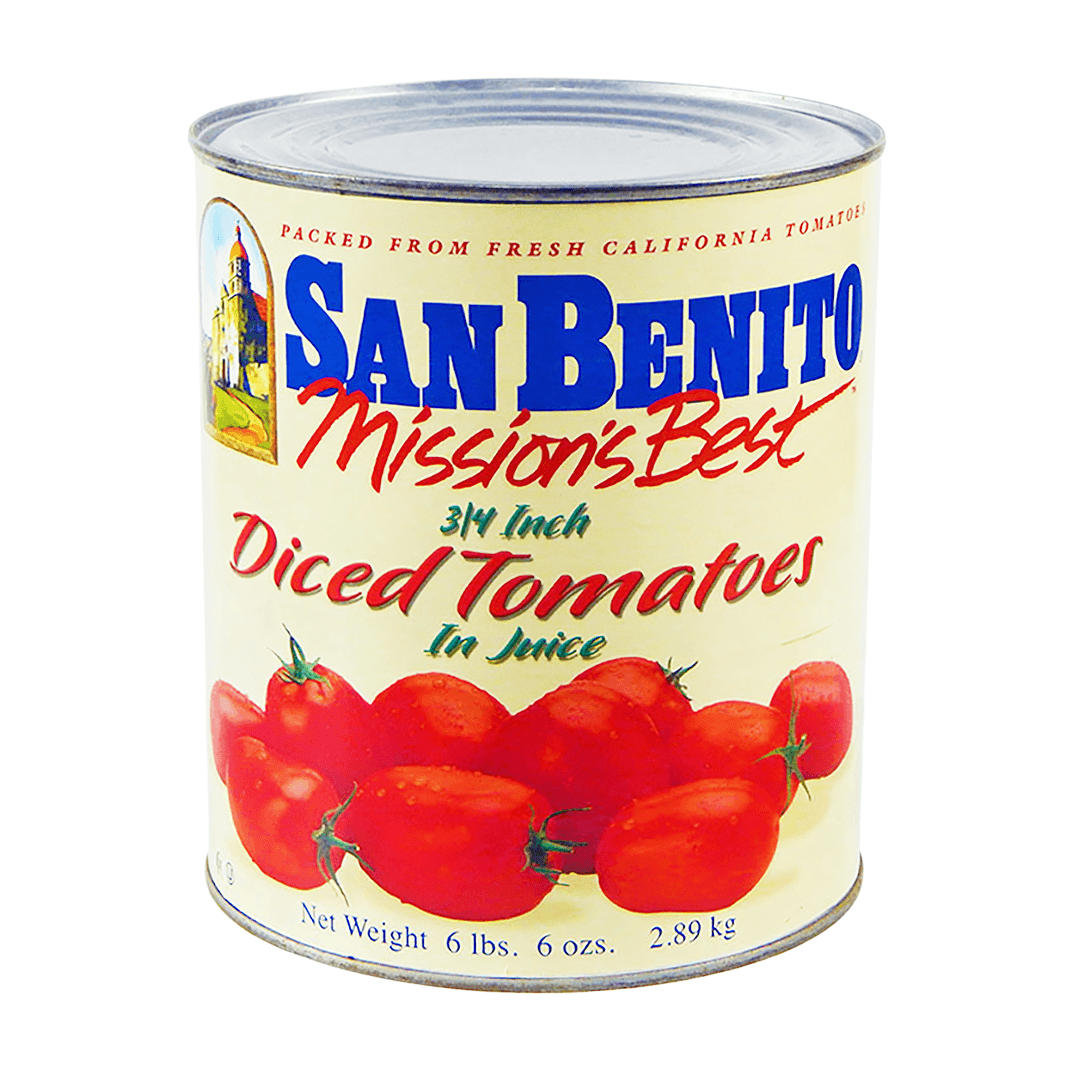 San Benito Diced Tomato In Juice #10 CN 6/Case