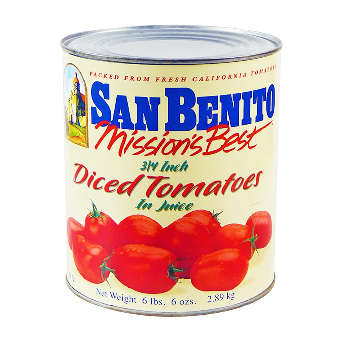 San Benito Diced Tomato In Juice #10 CN 6/Case