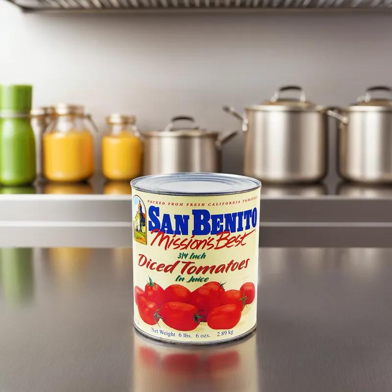 San Benito Diced Tomato In Juice #10 CN 6/Case