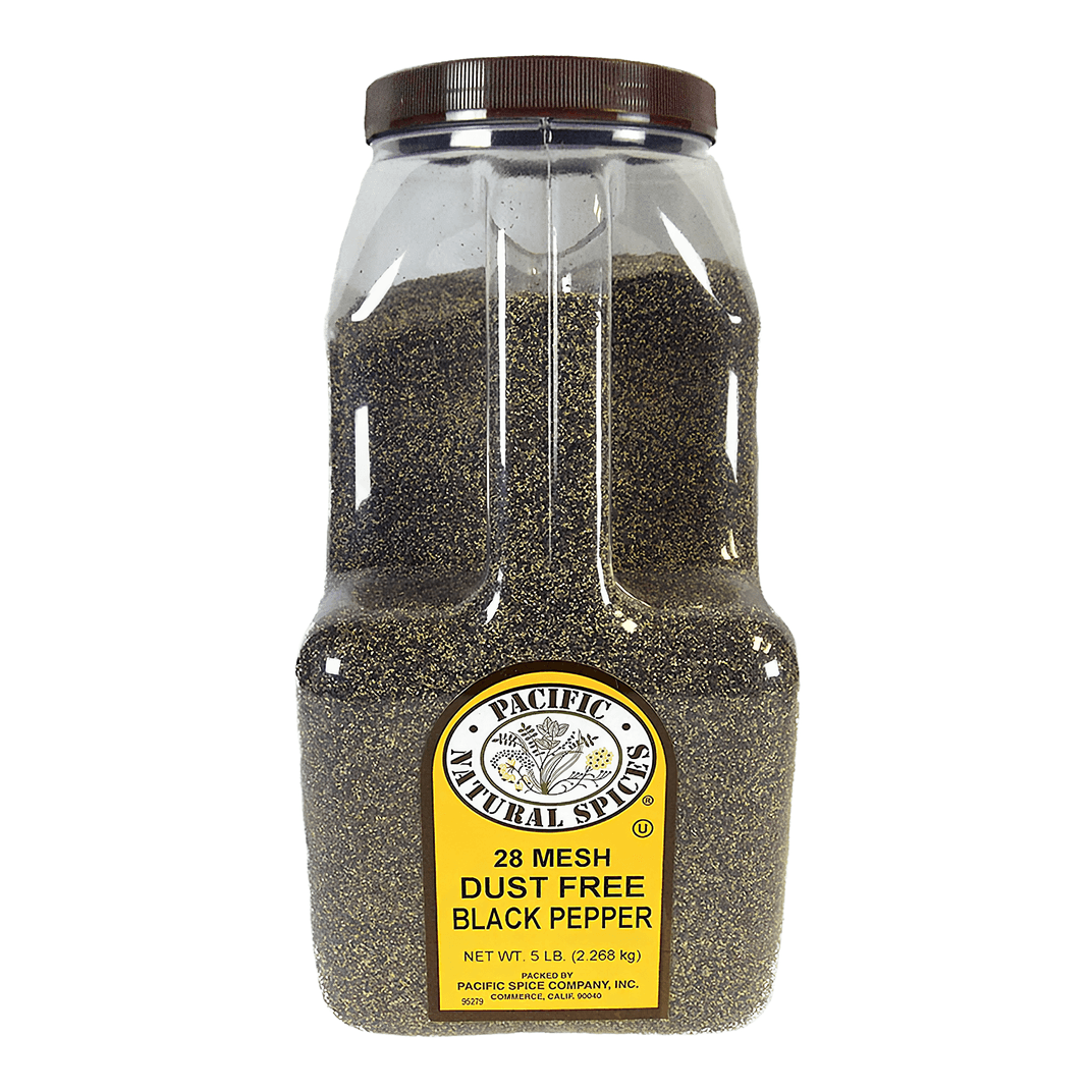 Ground Black Pepper Spice 5 LB #28 Mesh 1/Jr