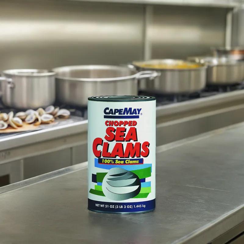 Cape May Chopped Sea Clams 51 OZ 12/Case
