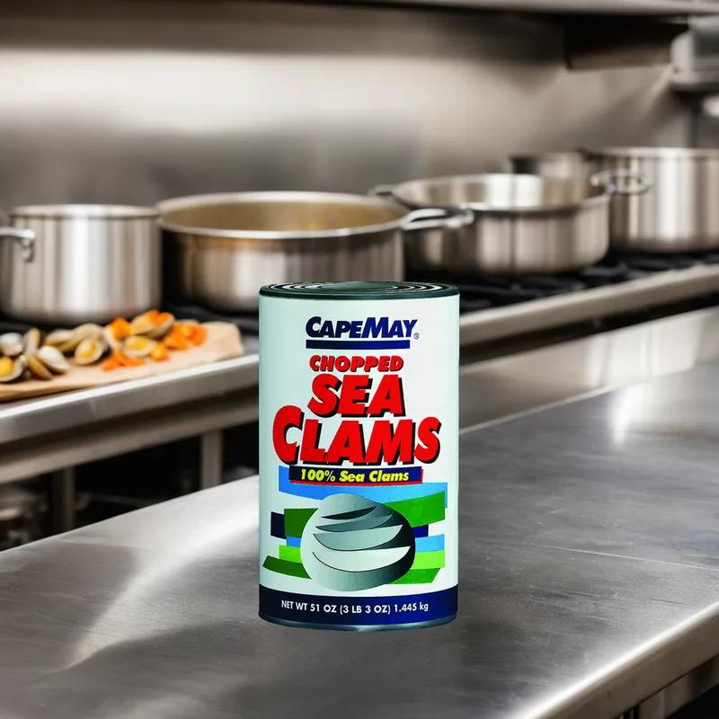 Cape May Chopped Sea Clams 51 OZ 12/Case